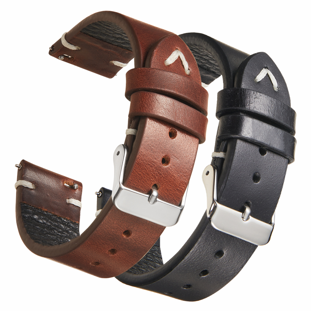 Suede Strap Watch - Vintage Genuine 18mm 19mm 20mm 22mm
