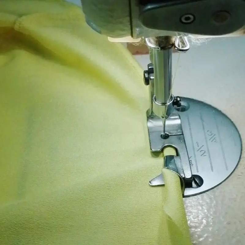Curved Spring Bar - Industrial Sewing Machine Curved Hemming Foot
