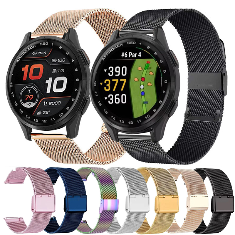 22mm 20mm Mesh Loop For Garmin – Milanese Loop Magnetic recenzja i cena