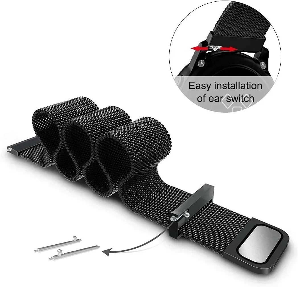 22mm 20mm Mesh Loop For Garmin – Milanese Loop Magnetic recenzja i cena
