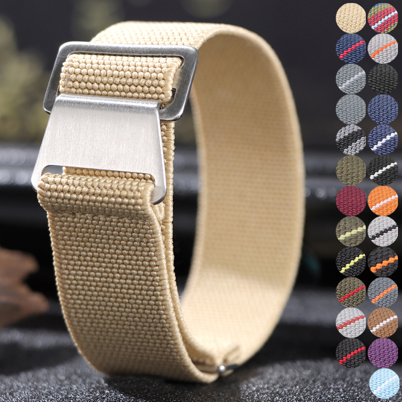 18/20/22mm Elastic Nylon Watch – Parachute Strap Elastic recenzja i cena