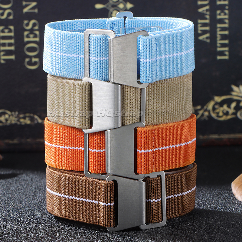 18/20/22mm Elastic Nylon Watch – Parachute Strap Elastic recenzja i cena
