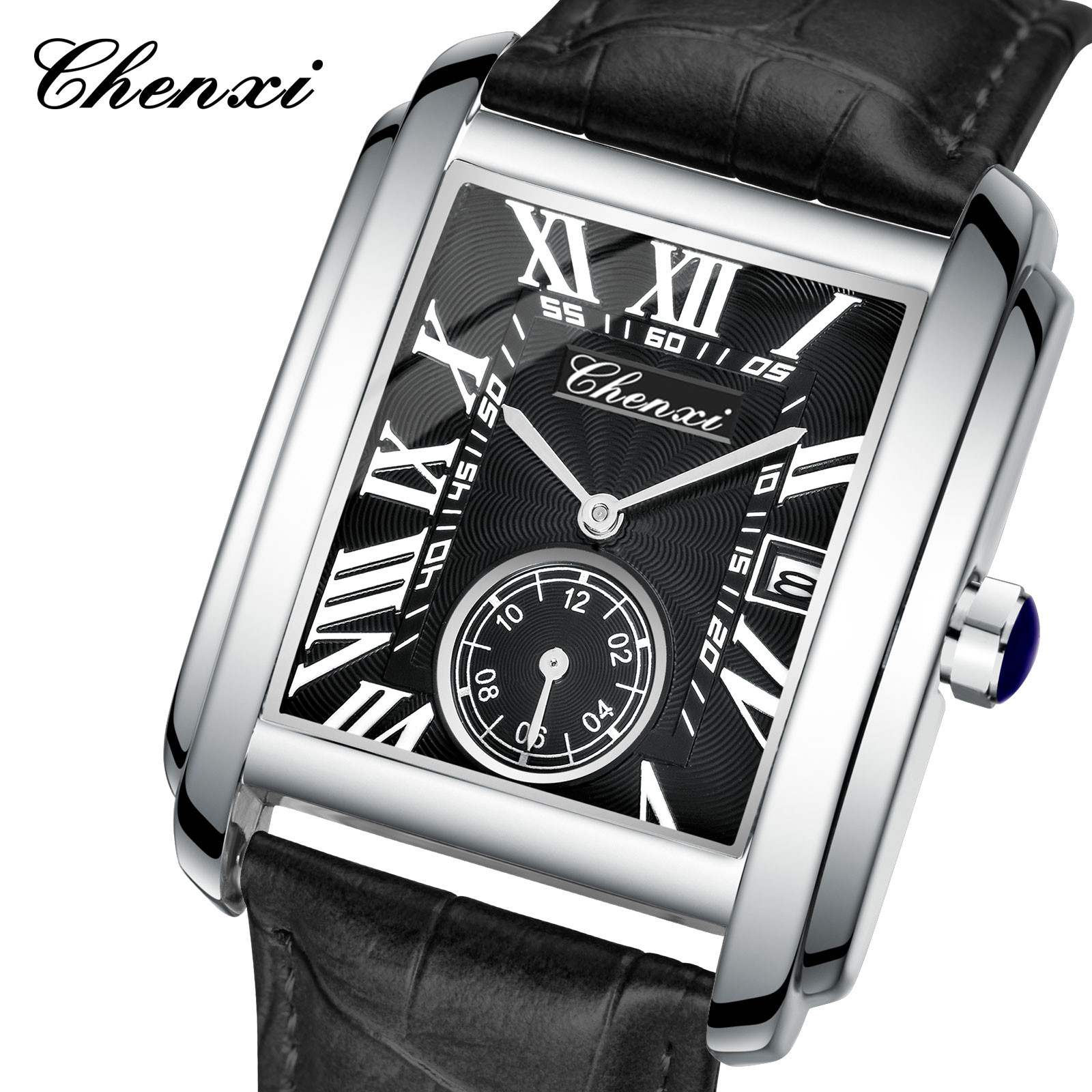 Chenxi 8216 New Fashion Boy Cl – Leather Watch Band Men recenzja i cena