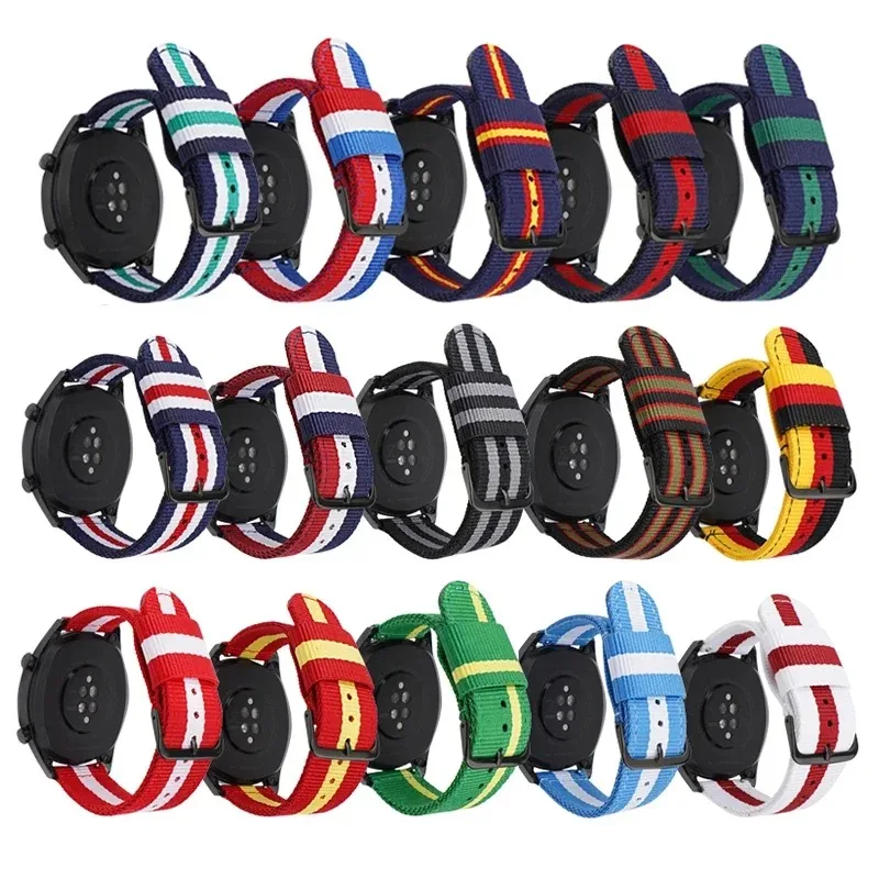 Nylon Watch Strap 20mm 22mm Qu – Canvas Strap Watch recenzja i cena