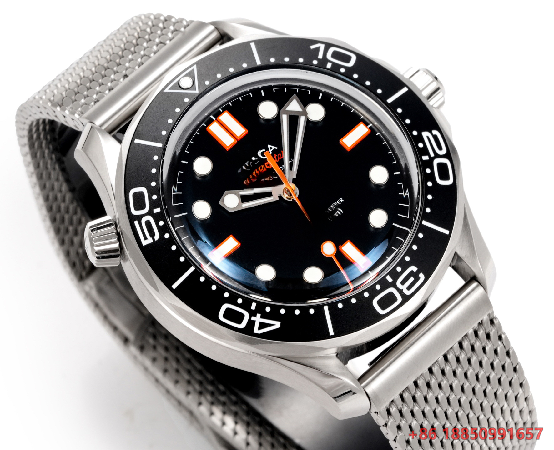 42mm Diver Style Automatic Mec – Rubber Strap Diver recenzja i cena