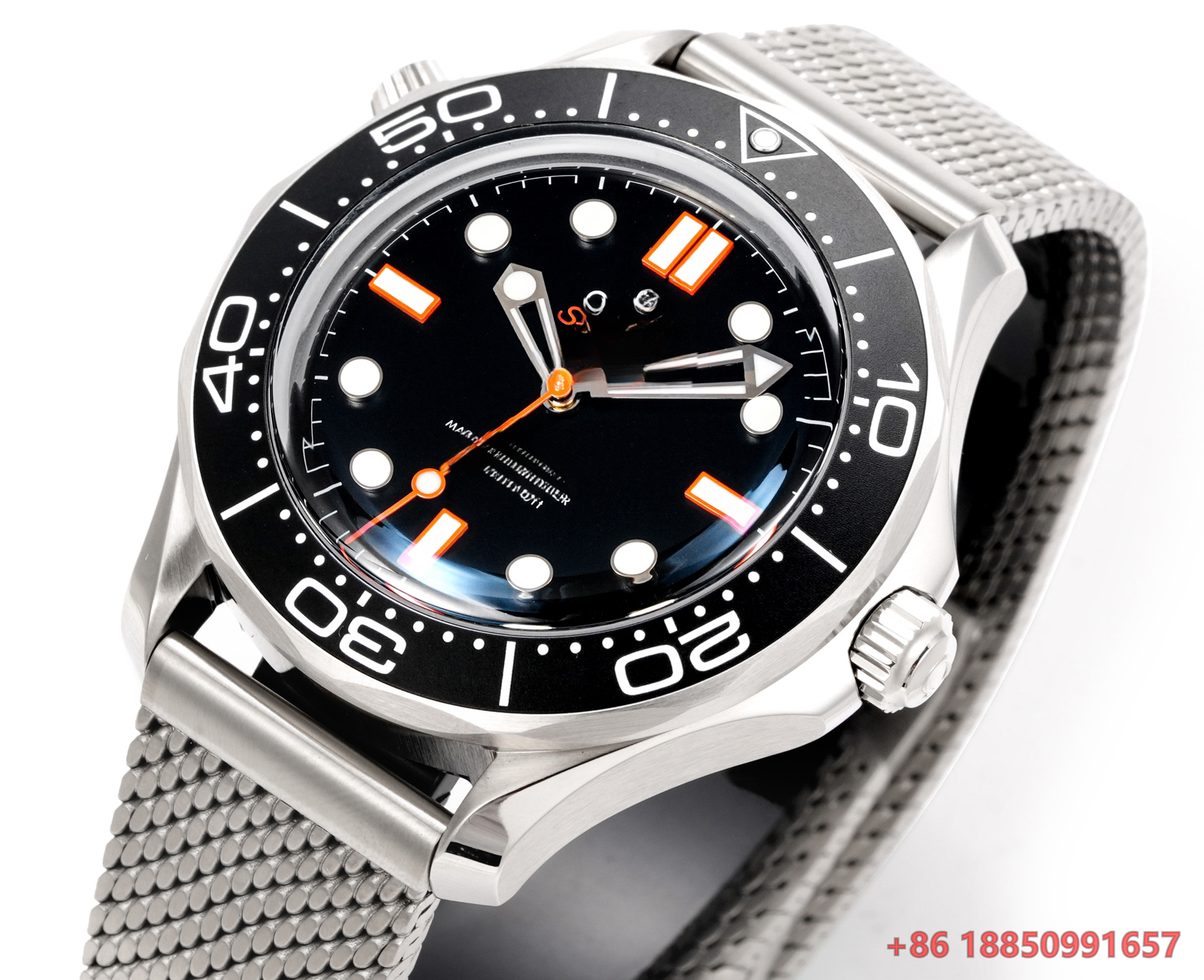 42mm Diver Style Automatic Mec – Rubber Strap Diver recenzja i cena