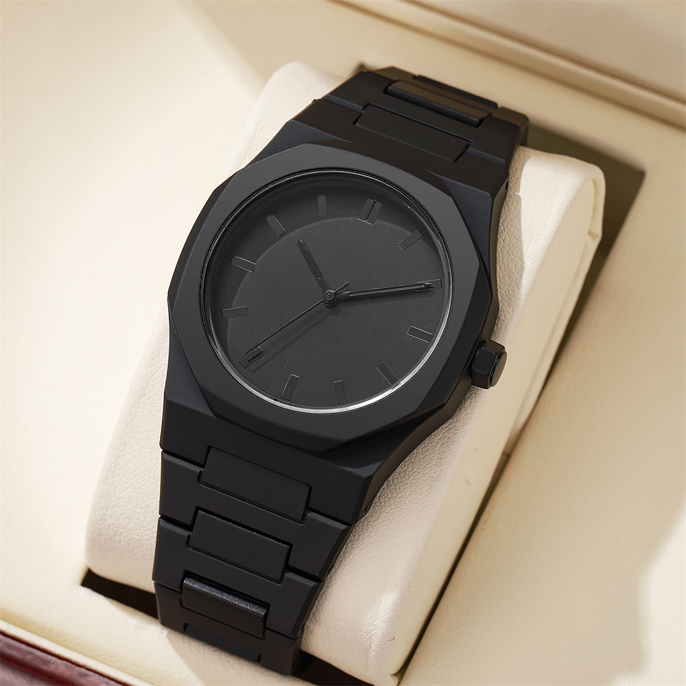 Men's Fashion Simple Black Lar – Butterfly Clasp Deployant recenzja i cena