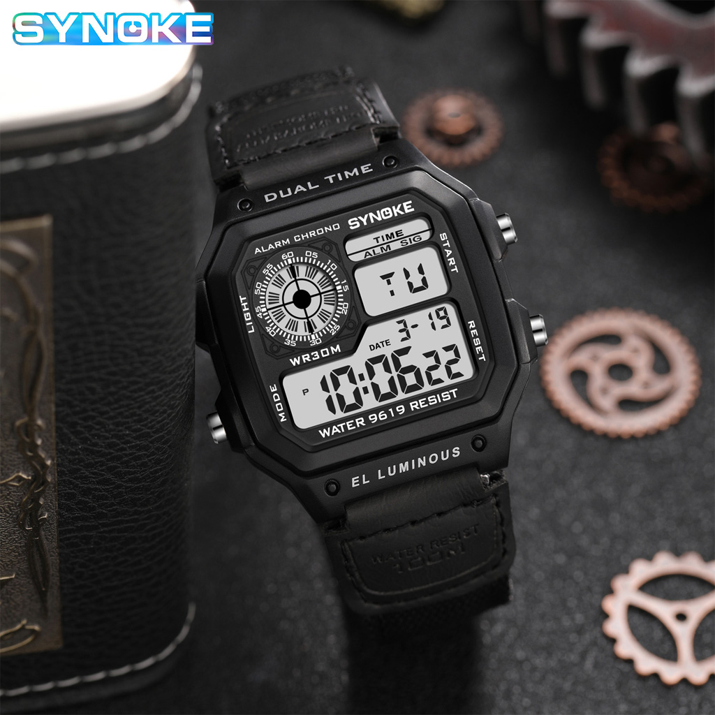 Synoke Outdoor Military Digita – Canvas Strap Watch recenzja i cena