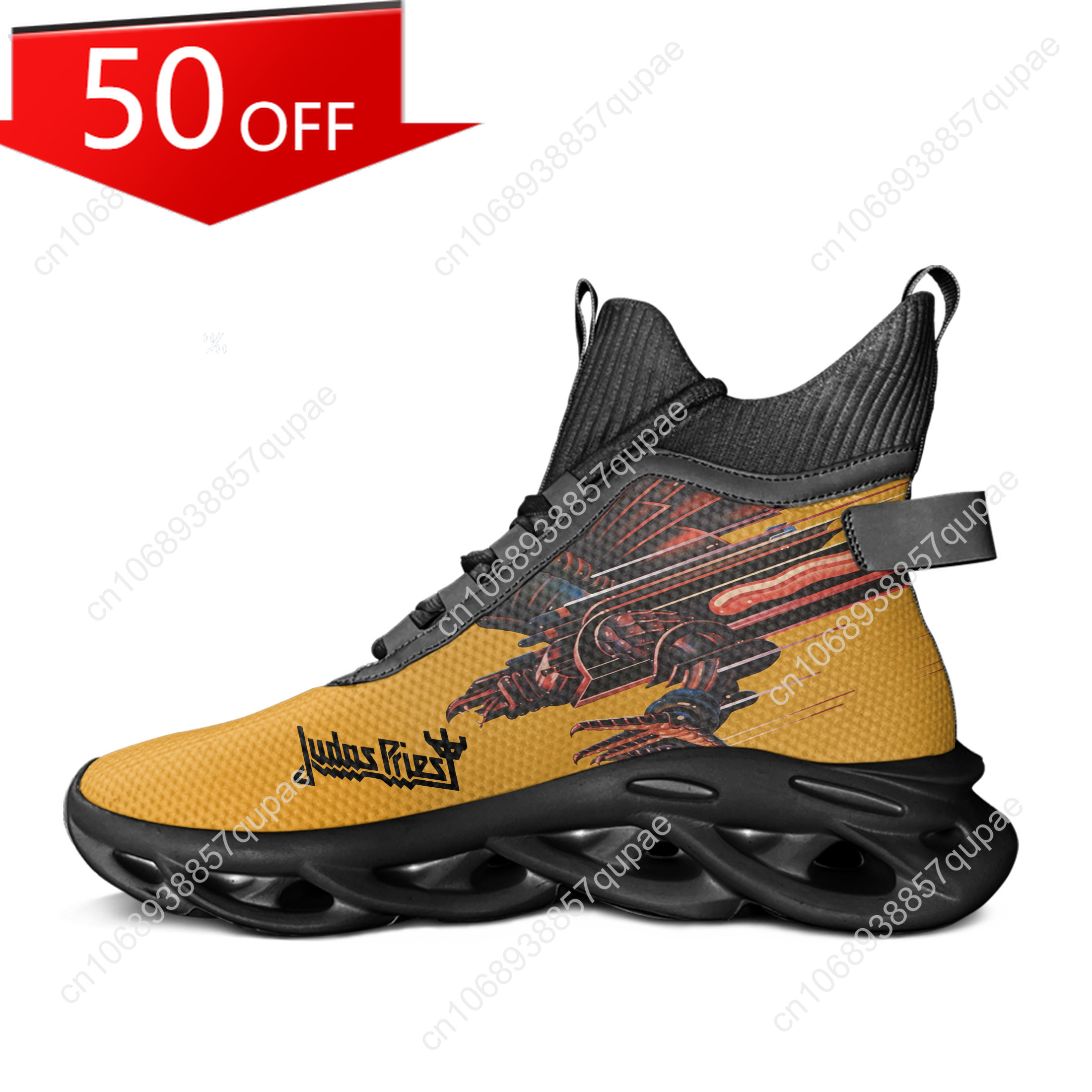 Judas Priest High Top Flats Sn – Mesh Strap Metal recenzja i cena