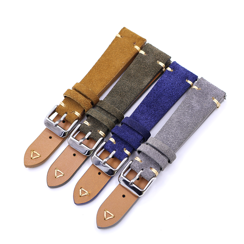 Suede Leather Watch Strap 20mm – Suede Strap Watch recenzja i cena