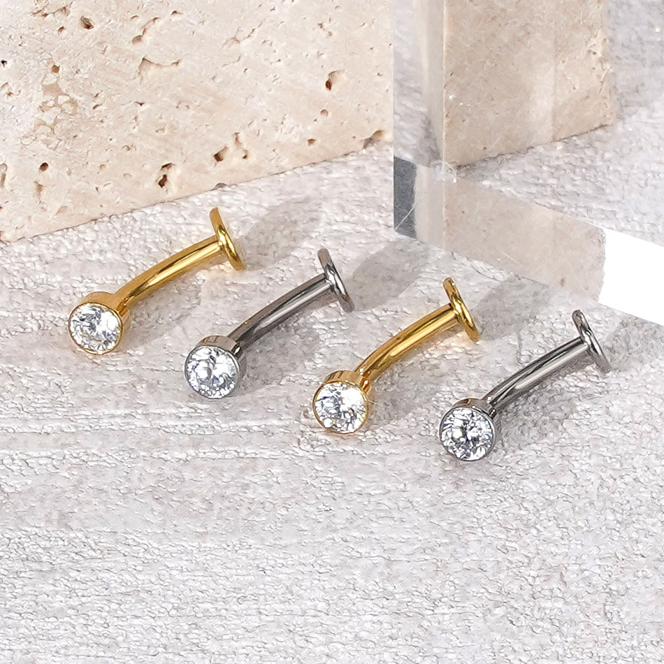 1/10Pcs Titanium Curved Belly  – Curved Spring Bar recenzja i cena