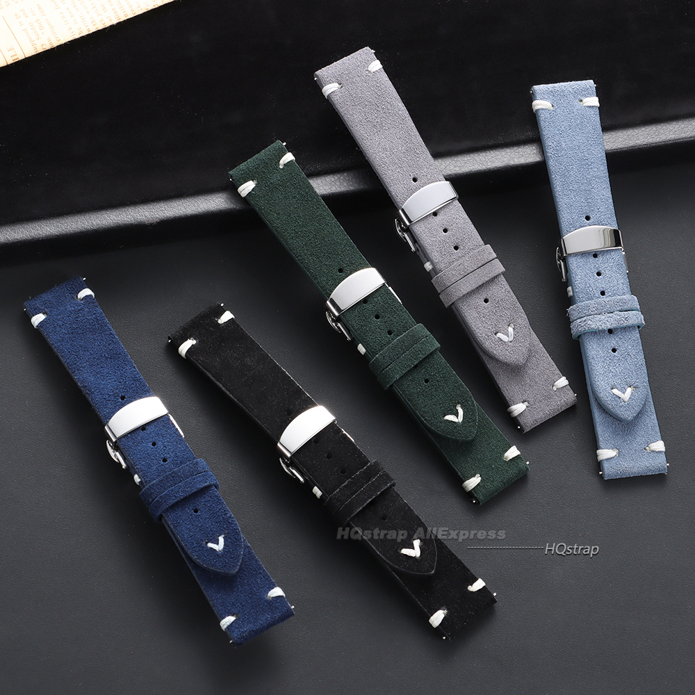 Suede Leather Watch Strap 18mm – Suede Strap Watch recenzja i cena