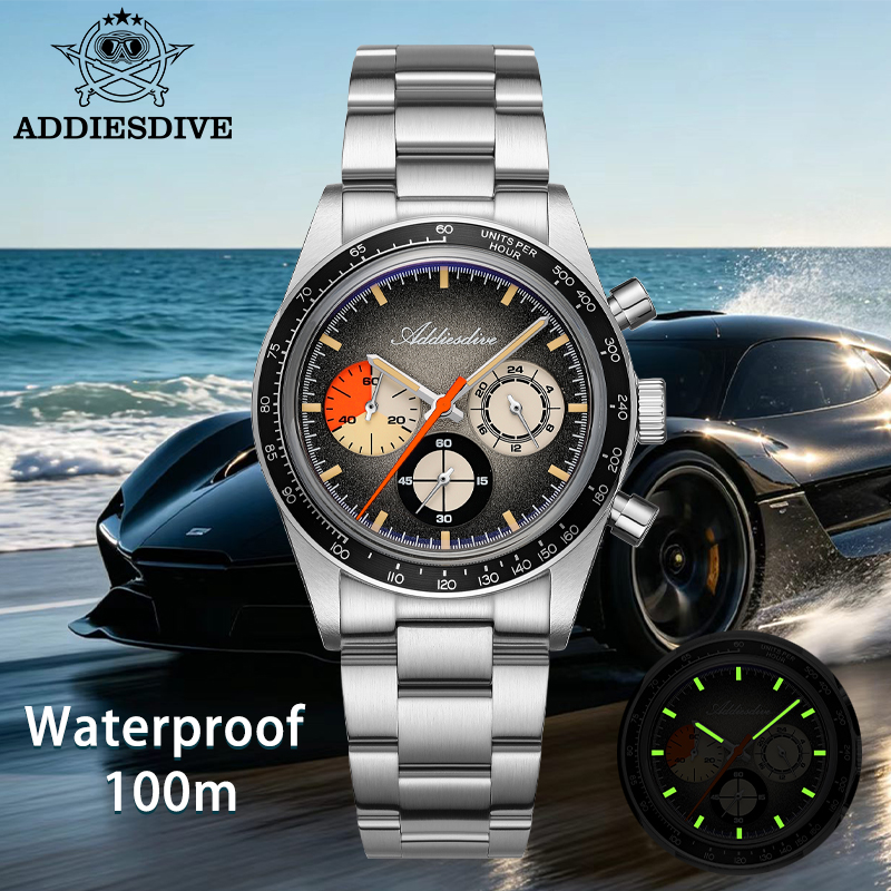 ADDIESDIVE 2026 NEW Chronograp – Tropic Strap Vintage recenzja i cena