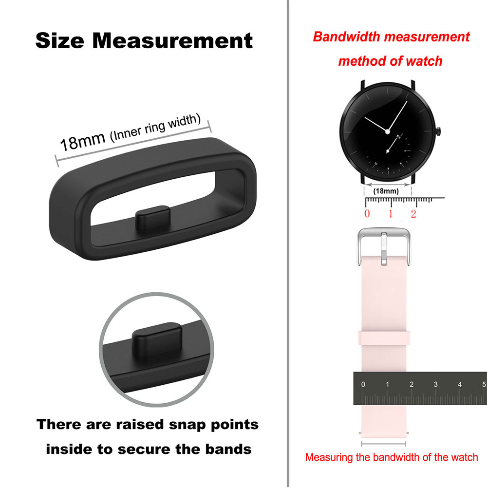 18 20 22mm Watch Band Ring Rub – Silicone Watch Band 22Mm recenzja i cena
