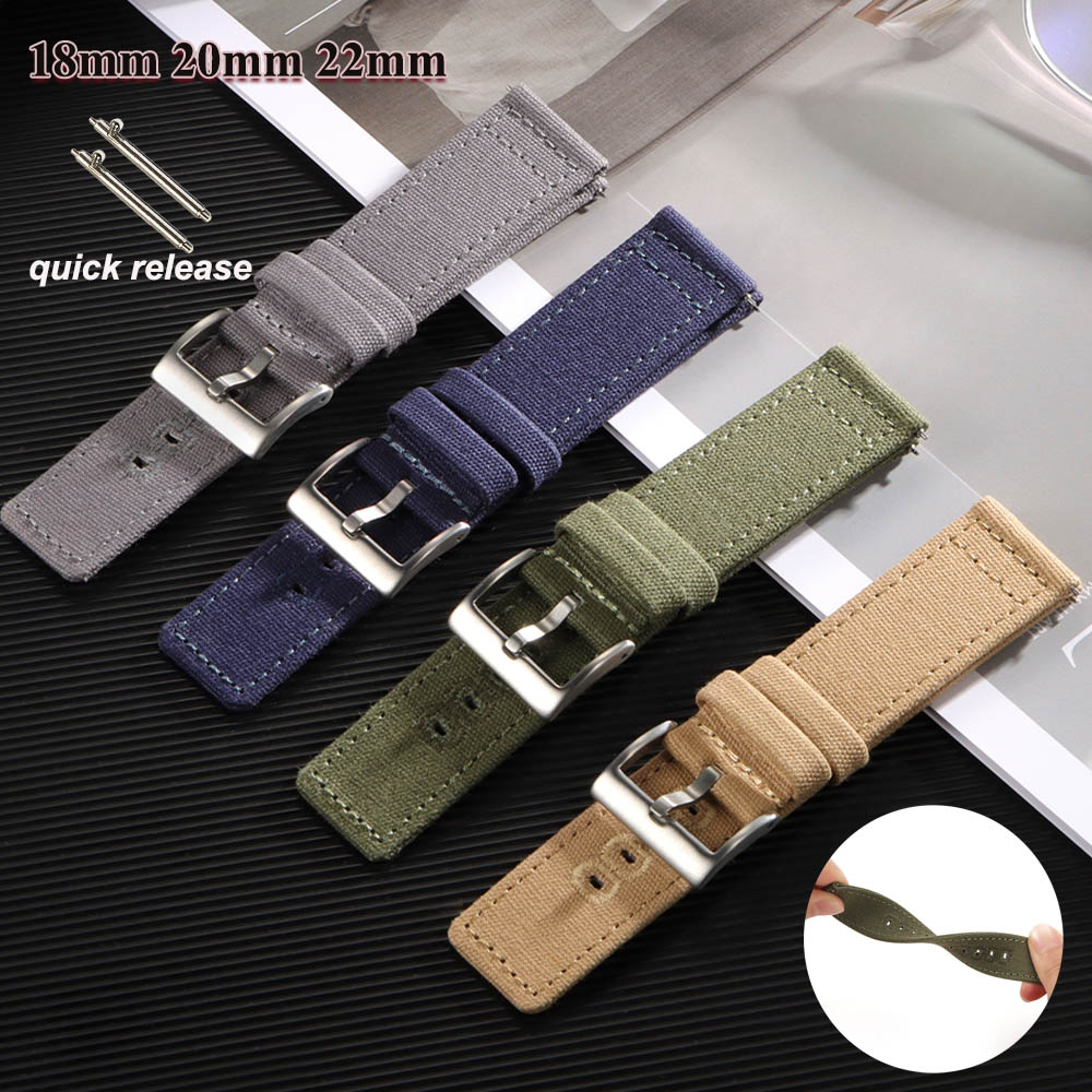 Nylon Woven Canvas Watch Band  – Perlon Strap Woven recenzja i cena