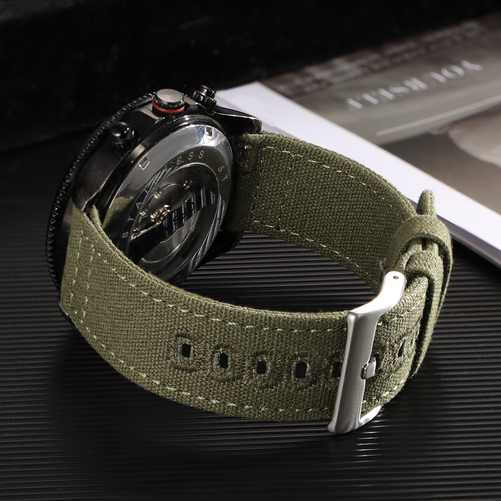 Nylon Woven Canvas Watch Band  – Perlon Strap Woven recenzja i cena