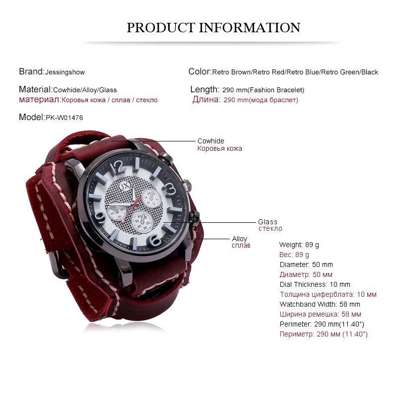 New Retro Mens Watches Genuine – Leather Watch Band Men recenzja i cena