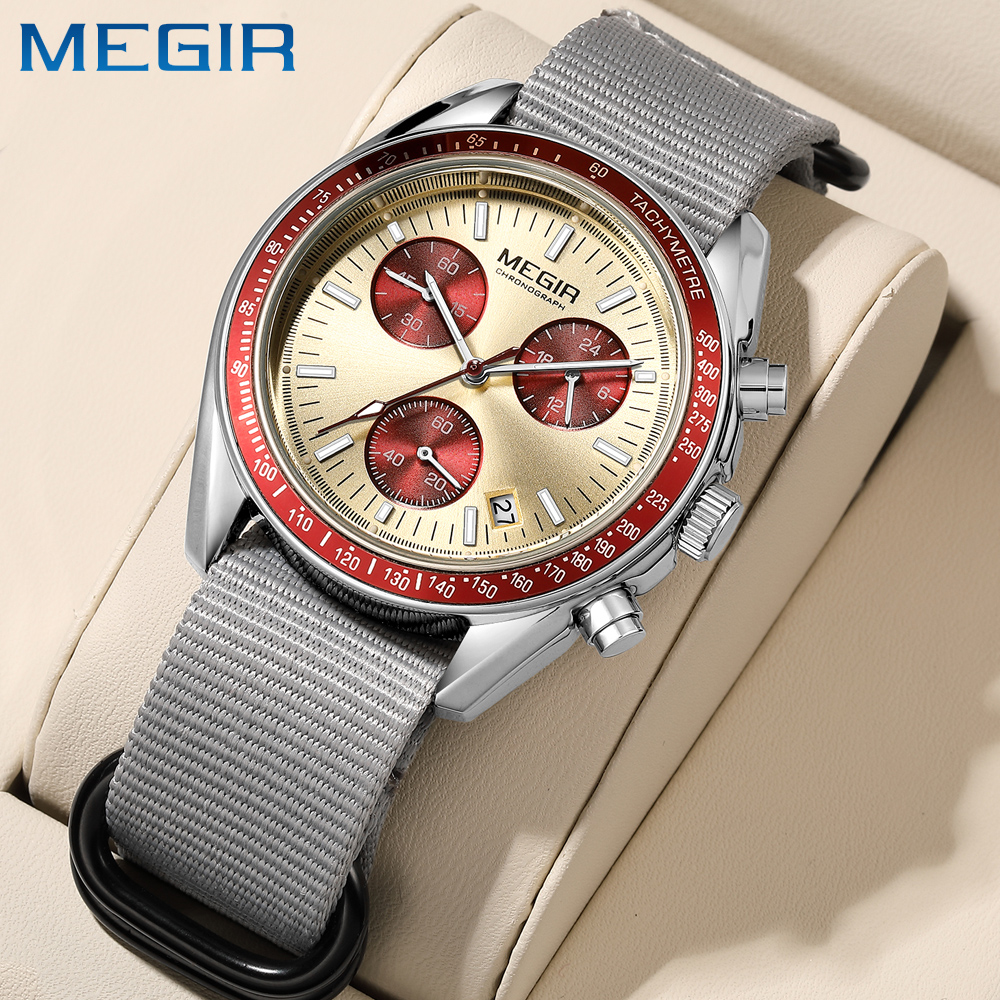 MEGIR New Luxury Men's Watches – Canvas Strap Watch recenzja i cena