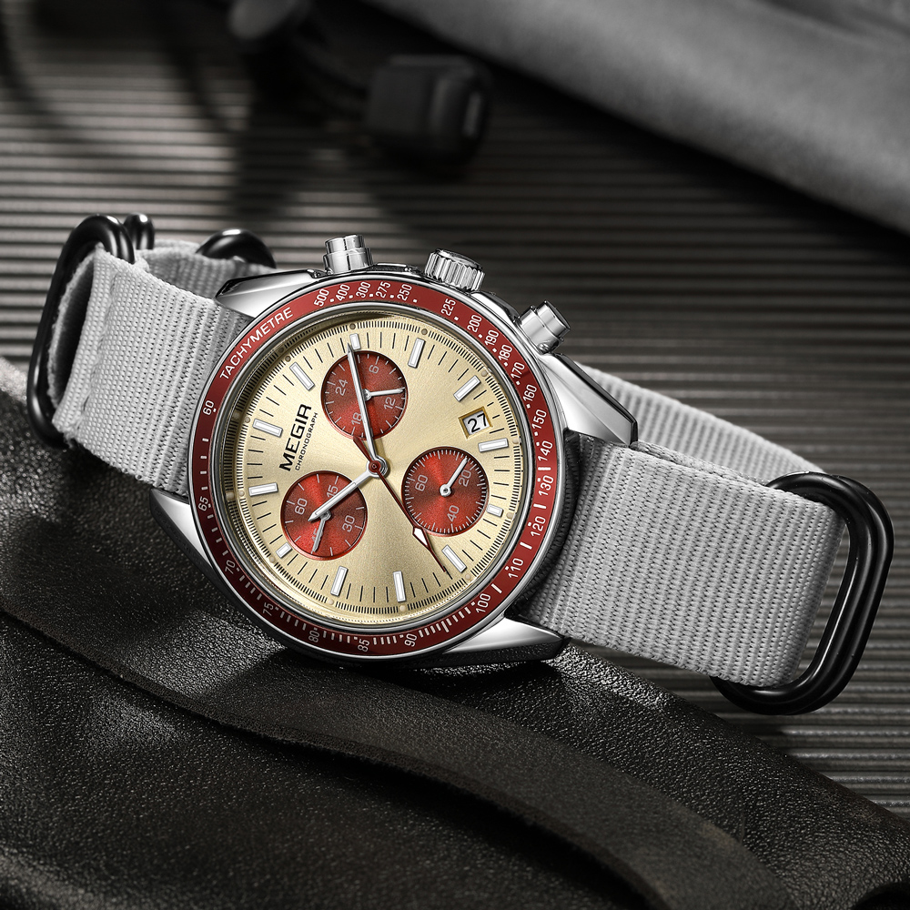 MEGIR New Luxury Men's Watches – Canvas Strap Watch recenzja i cena