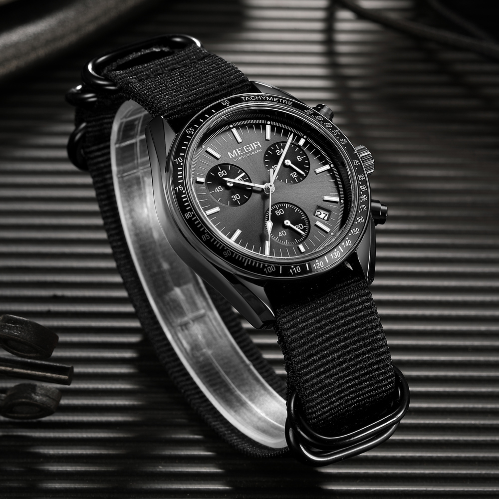 MEGIR New Luxury Men's Watches – Canvas Strap Watch recenzja i cena