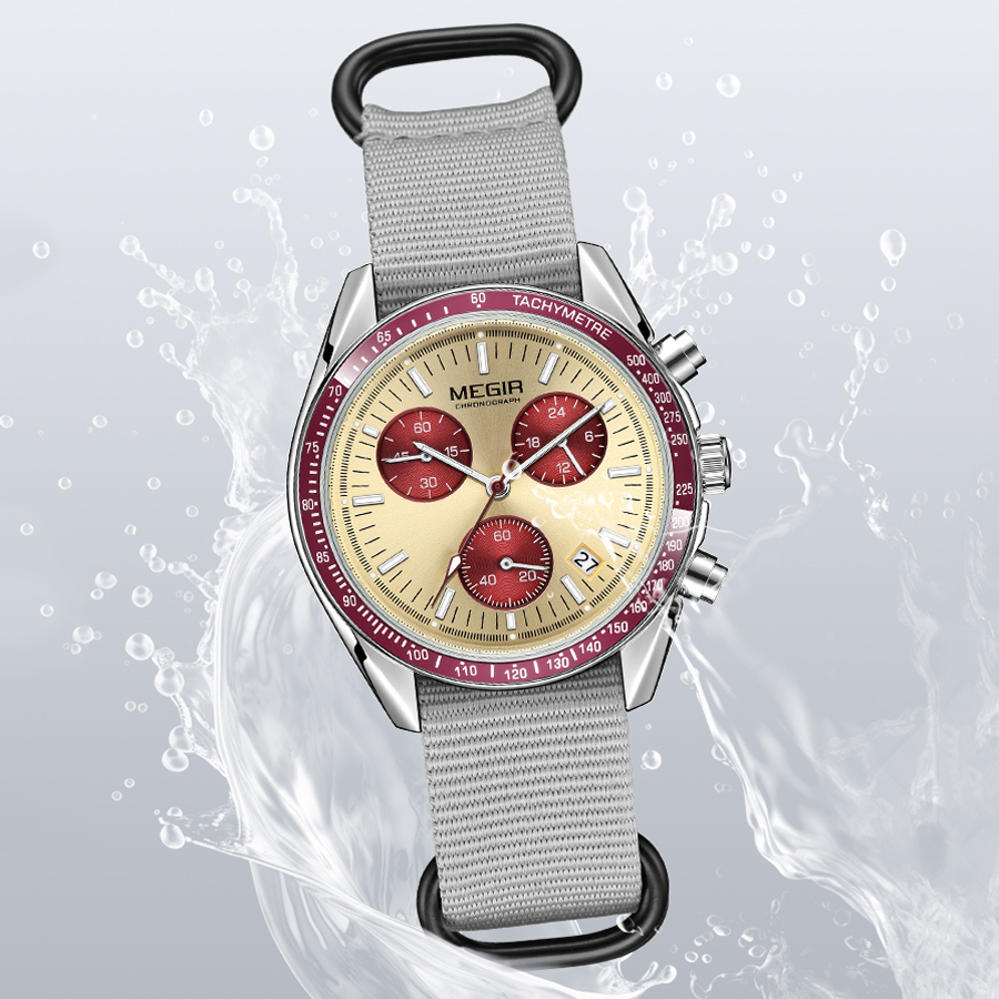 MEGIR New Luxury Men's Watches – Canvas Strap Watch recenzja i cena