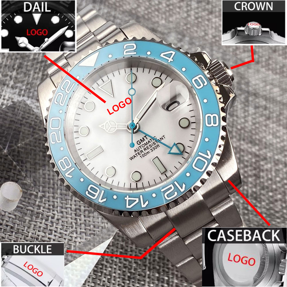 Customized 40mm Ice Blue Dial  – Stainless Bracelet Diver recenzja i cena