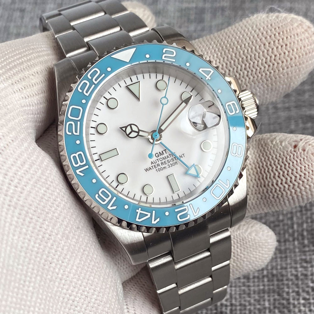 Customized 40mm Ice Blue Dial  – Stainless Bracelet Diver recenzja i cena