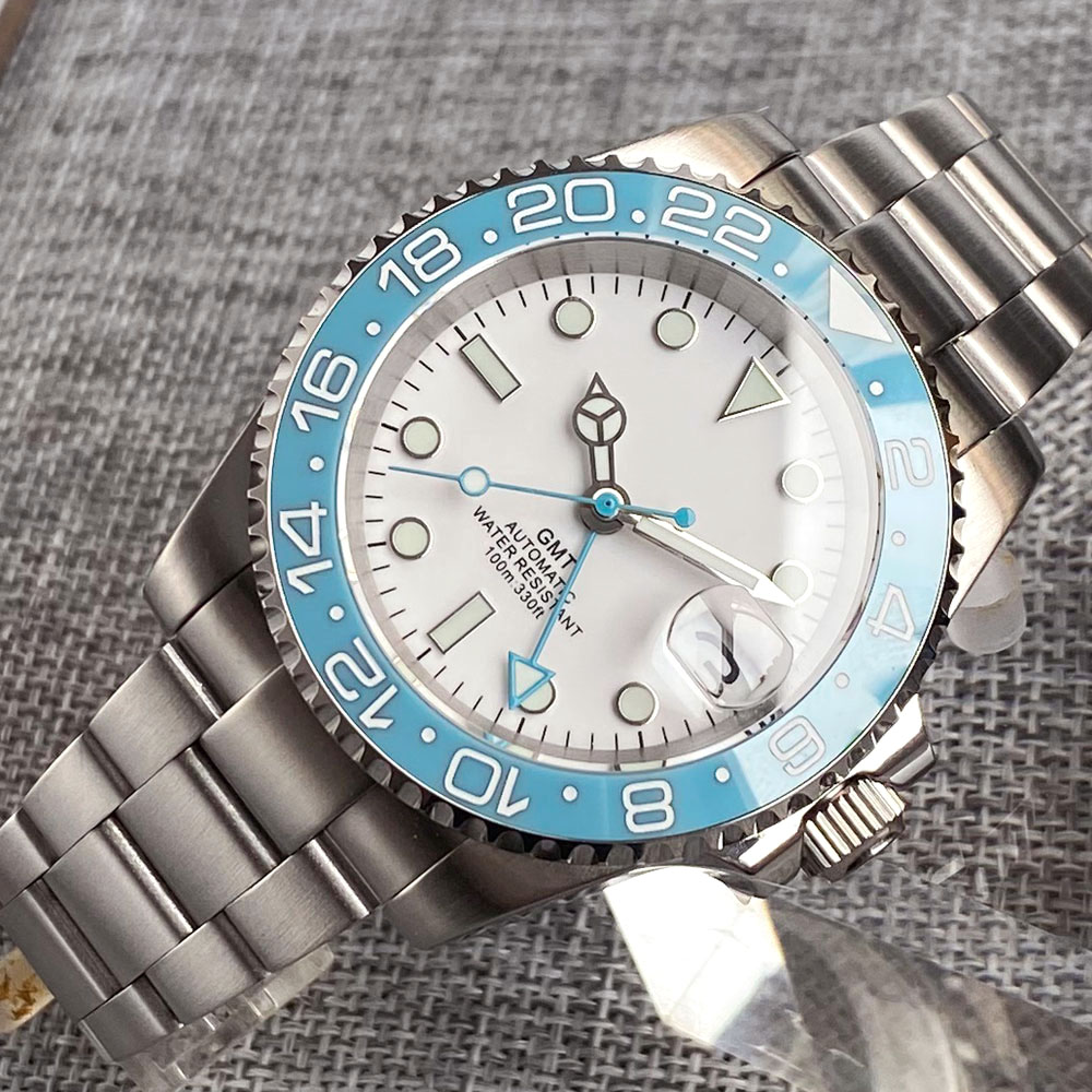 Customized 40mm Ice Blue Dial  – Stainless Bracelet Diver recenzja i cena
