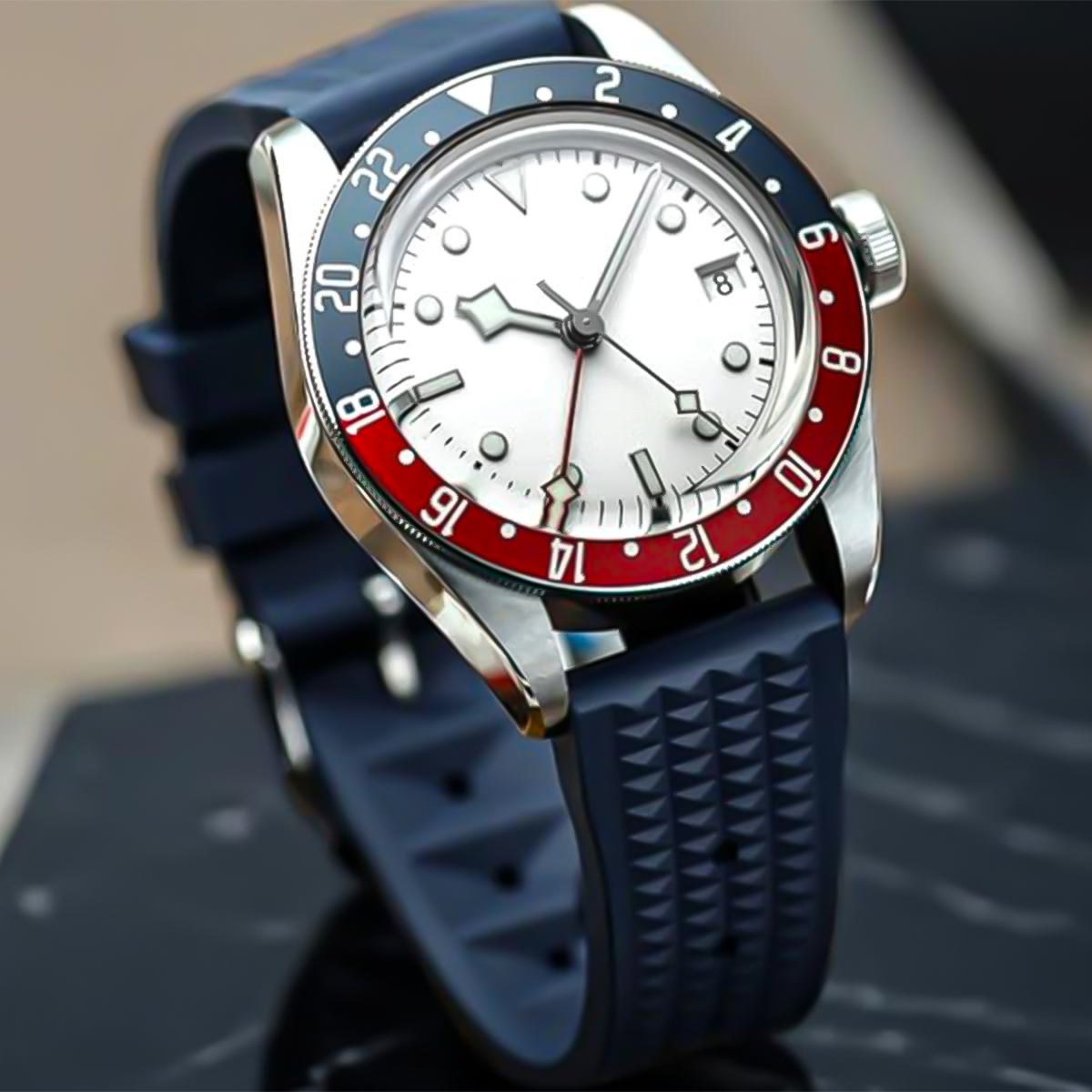 FKM Rubber Waffle Watch Strap  – Canvas Strap Watch recenzja i cena