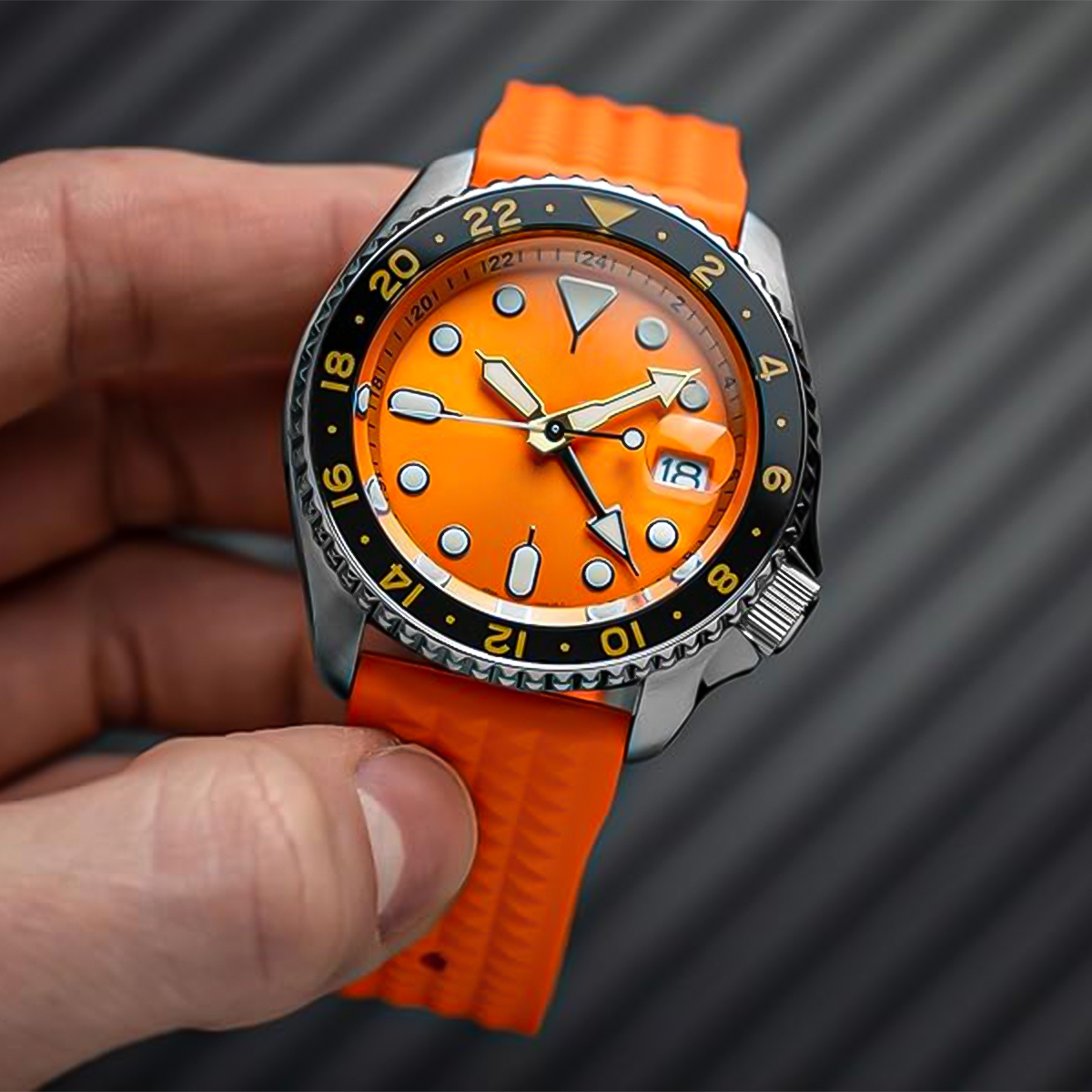 FKM Rubber Waffle Watch Strap  – Canvas Strap Watch recenzja i cena