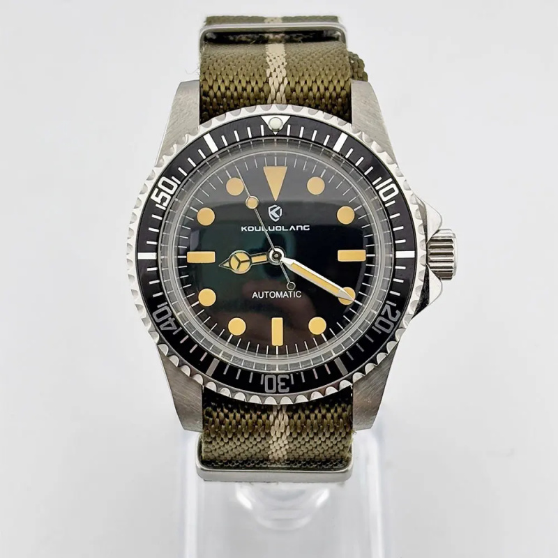 NH35 vintage 40mm sapphire gla – Tropic Strap Vintage recenzja i cena