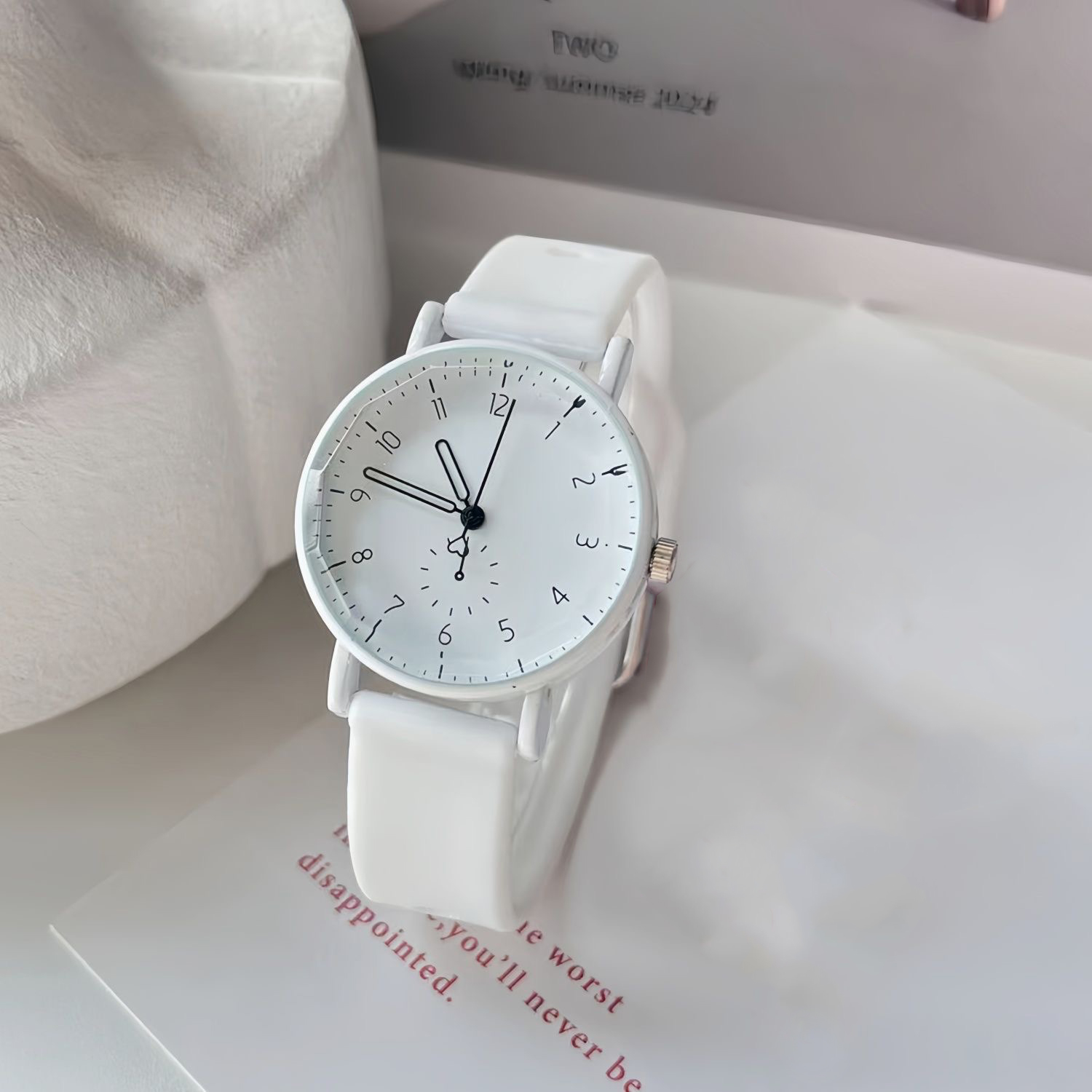 Fashion Arabic Dial Women Quar – Silicone Band Women recenzja i cena