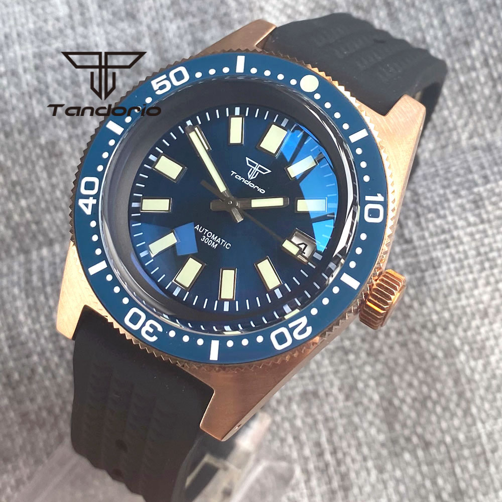 Tandorio 62 MAS CUSN8 Solid Br – Rubber Strap Diver recenzja i cena