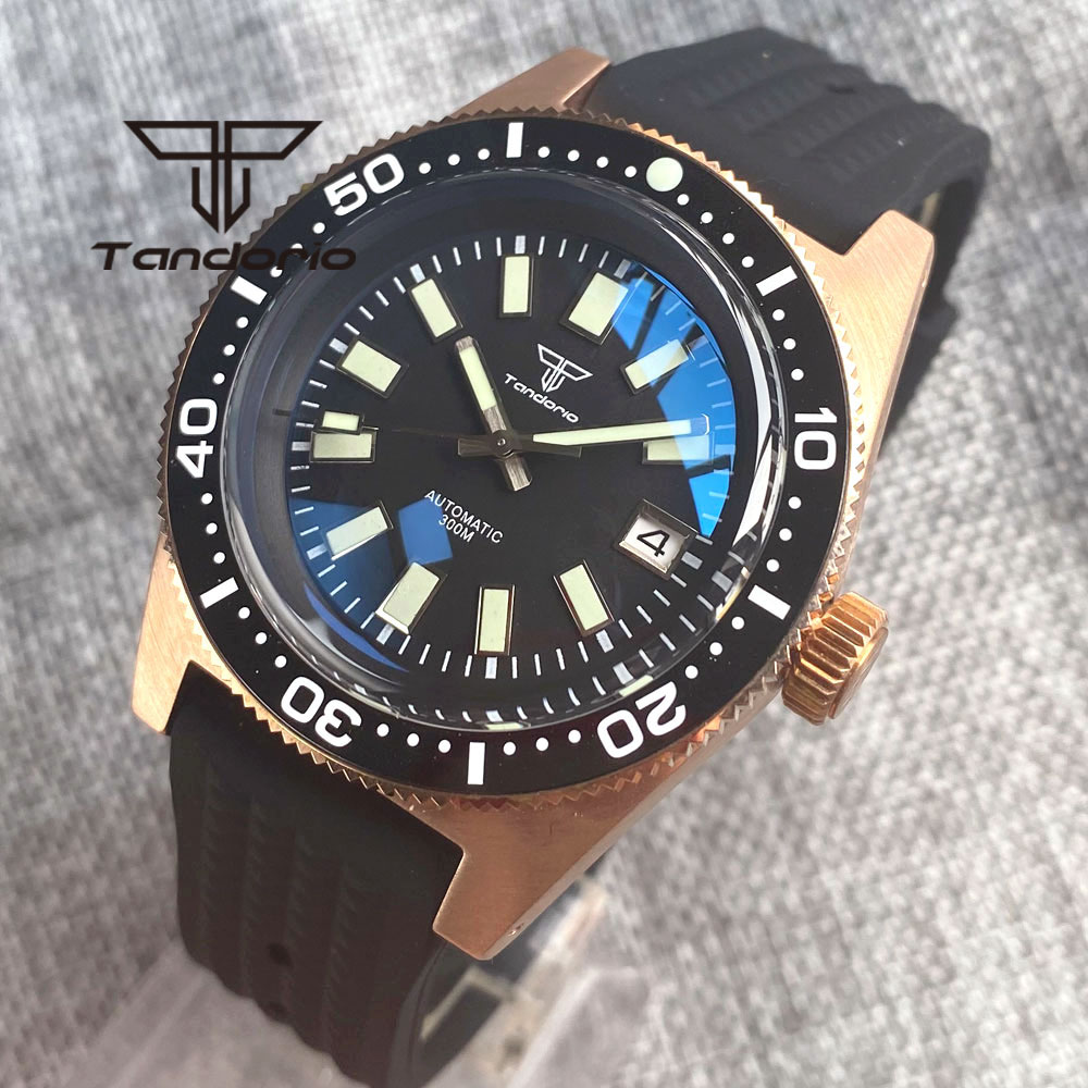 Tandorio 62 MAS CUSN8 Solid Br – Rubber Strap Diver recenzja i cena