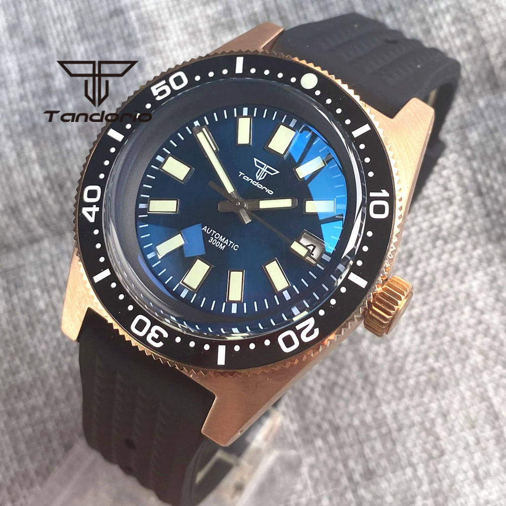 Tandorio 62 MAS CUSN8 Solid Br – Rubber Strap Diver recenzja i cena