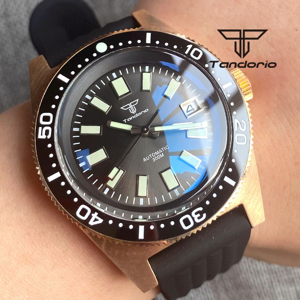 Tandorio 62 MAS CUSN8 Solid Br – Rubber Strap Diver recenzja i cena