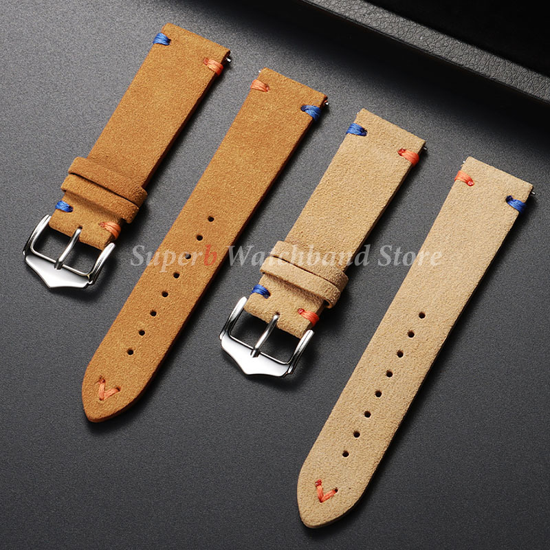 Suede Leather Watch Strap 18mm – Suede Strap Watch recenzja i cena