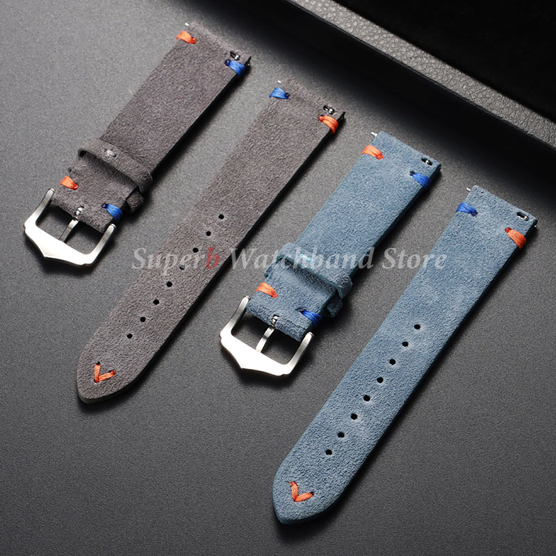 Suede Leather Watch Strap 18mm – Suede Strap Watch recenzja i cena