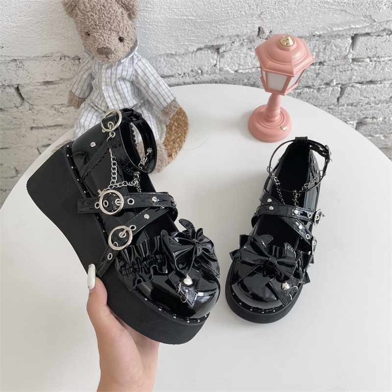 2026 Platform Lolita Shoes Wom – Mesh Strap Metal recenzja i cena