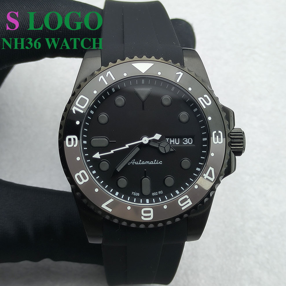 40MM NH36 Watch Black Men's St – Stainless Bracelet Diver recenzja i cena
