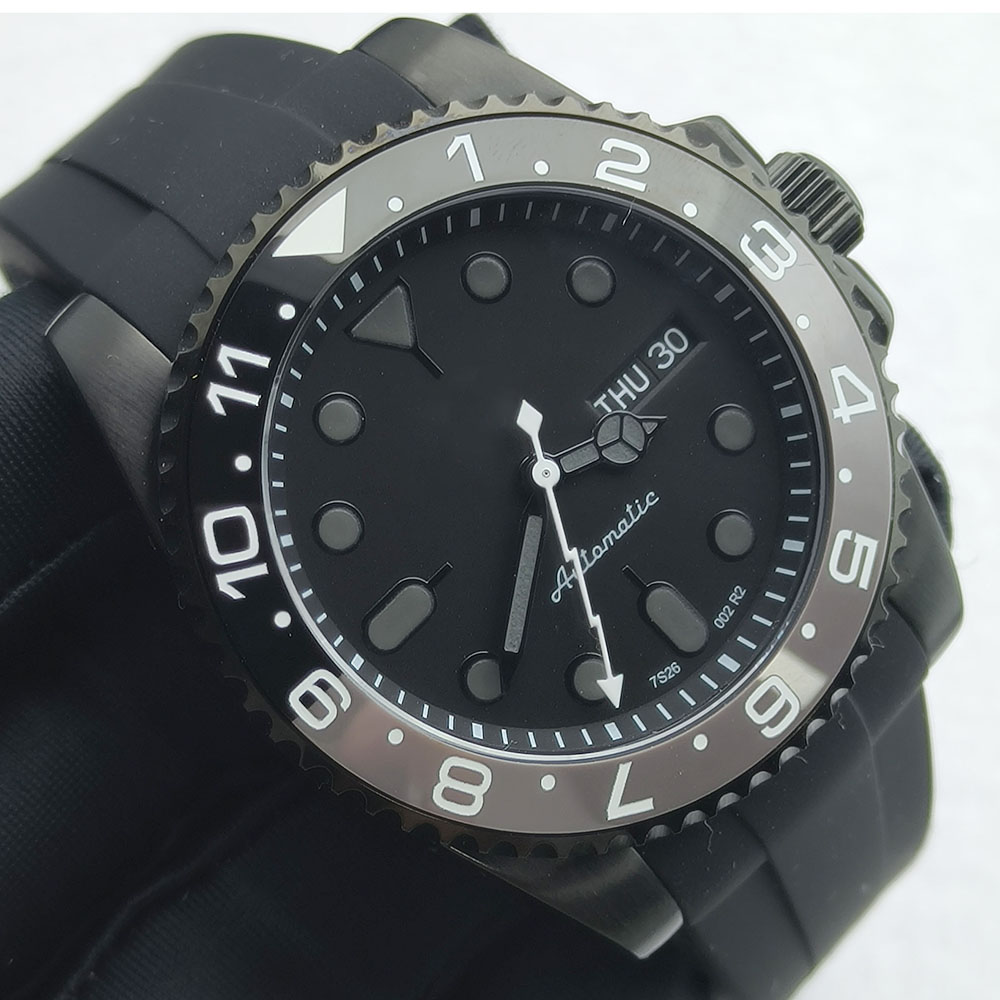40MM NH36 Watch Black Men's St – Stainless Bracelet Diver recenzja i cena