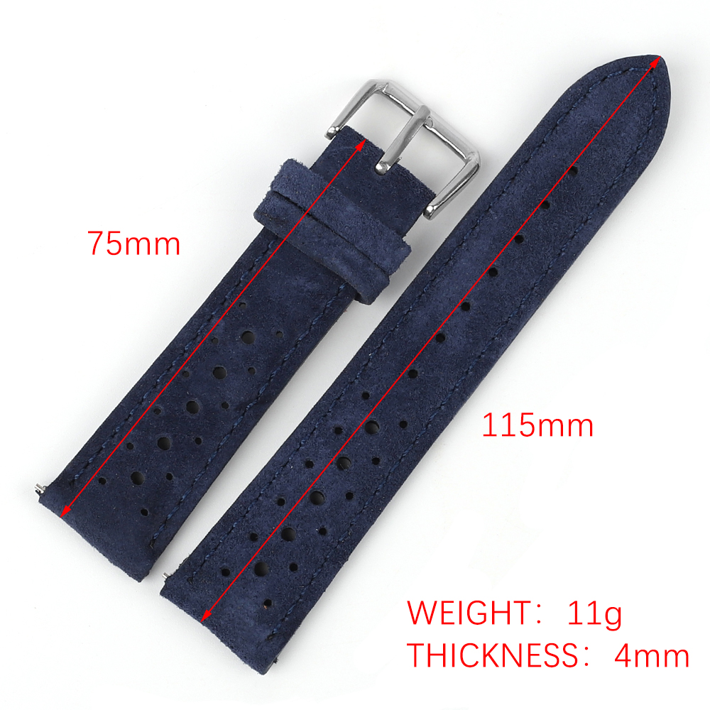 Suede Leather Watch Band 18mm  – Suede Strap Watch recenzja i cena