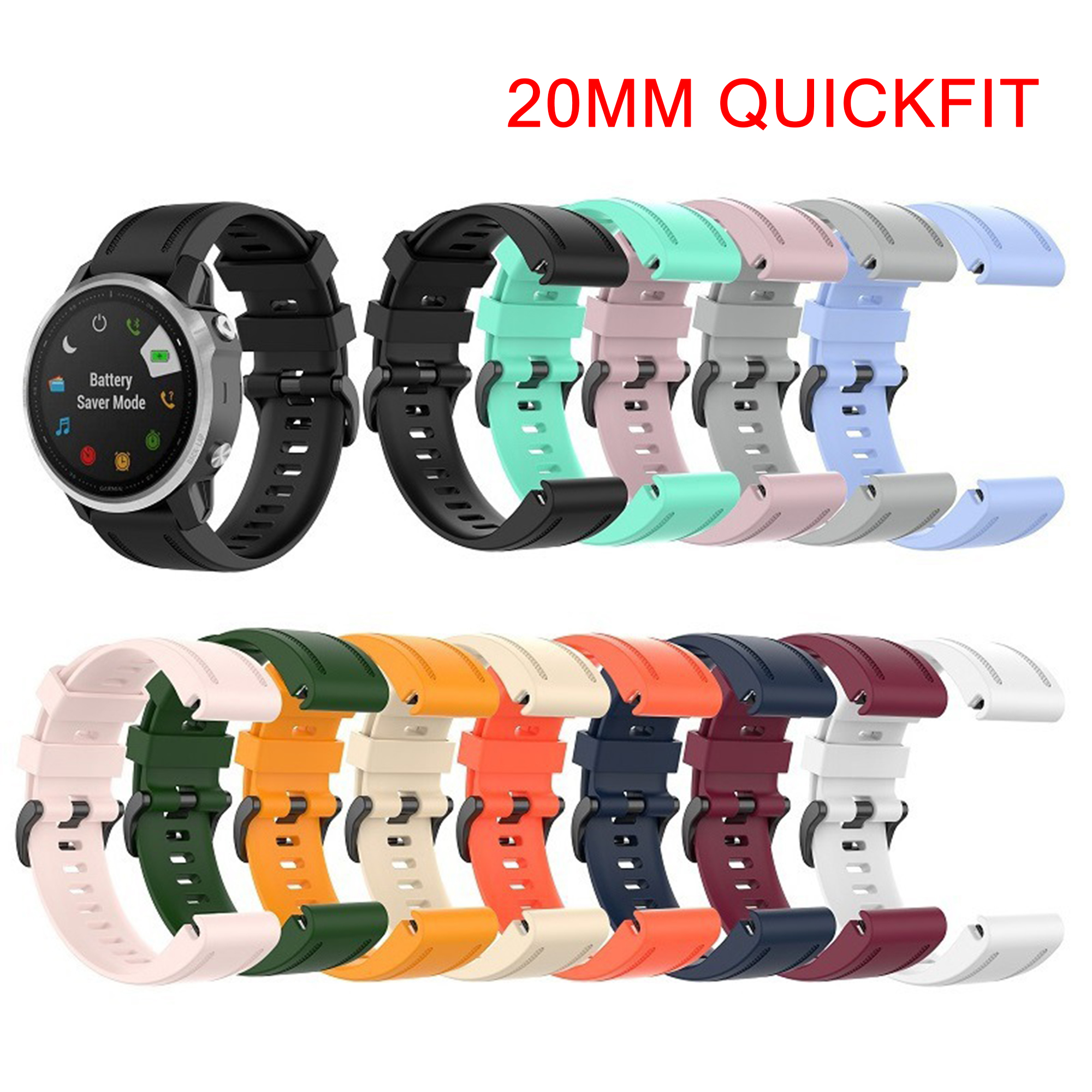 QuickFit 26mm 20mm 22mm Watchb – Silicone Watch Band 22Mm recenzja i cena
