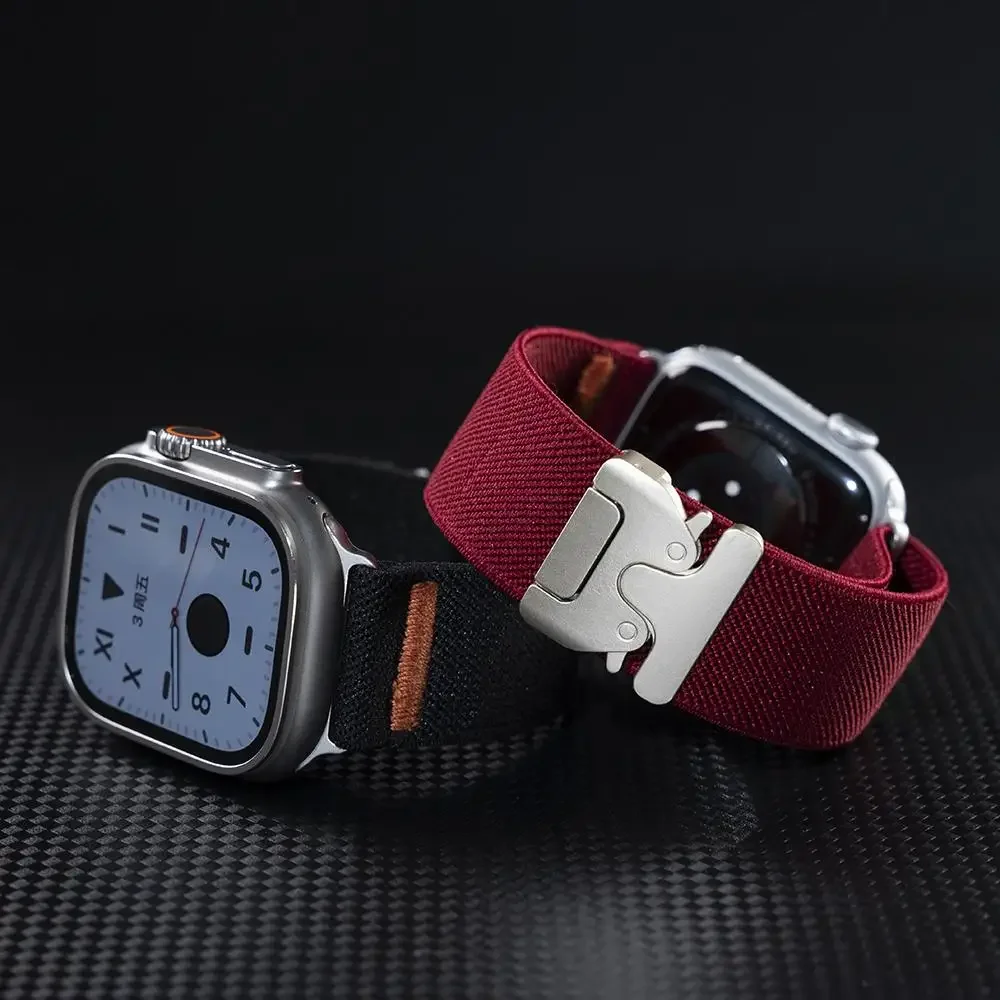 Nylon Strap for Apple Watch ba – Parachute Strap Elastic recenzja i cena