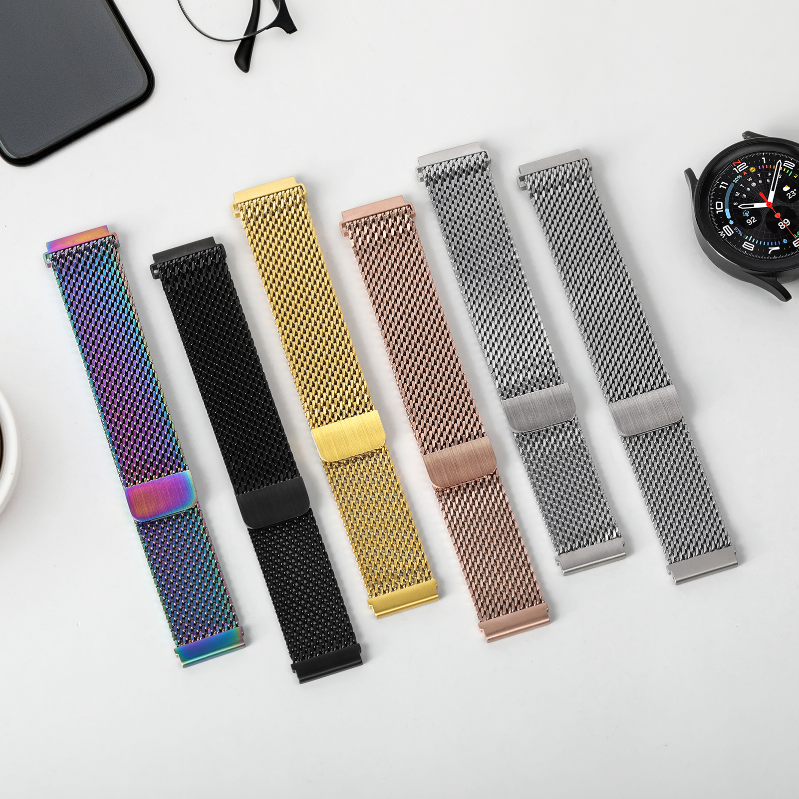 18mm 22mm Thick Milanese Band  – Milanese Loop Magnetic recenzja i cena