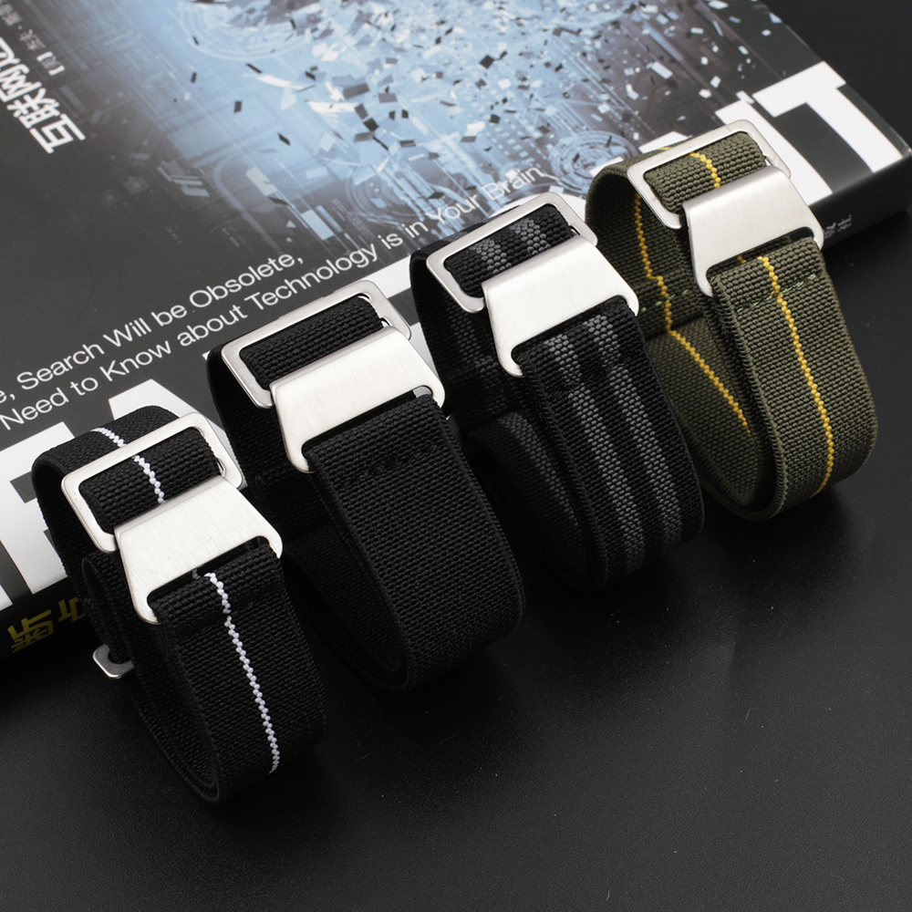 Nylon Watch Band 18mm 20mm 22m – Parachute Strap Elastic recenzja i cena