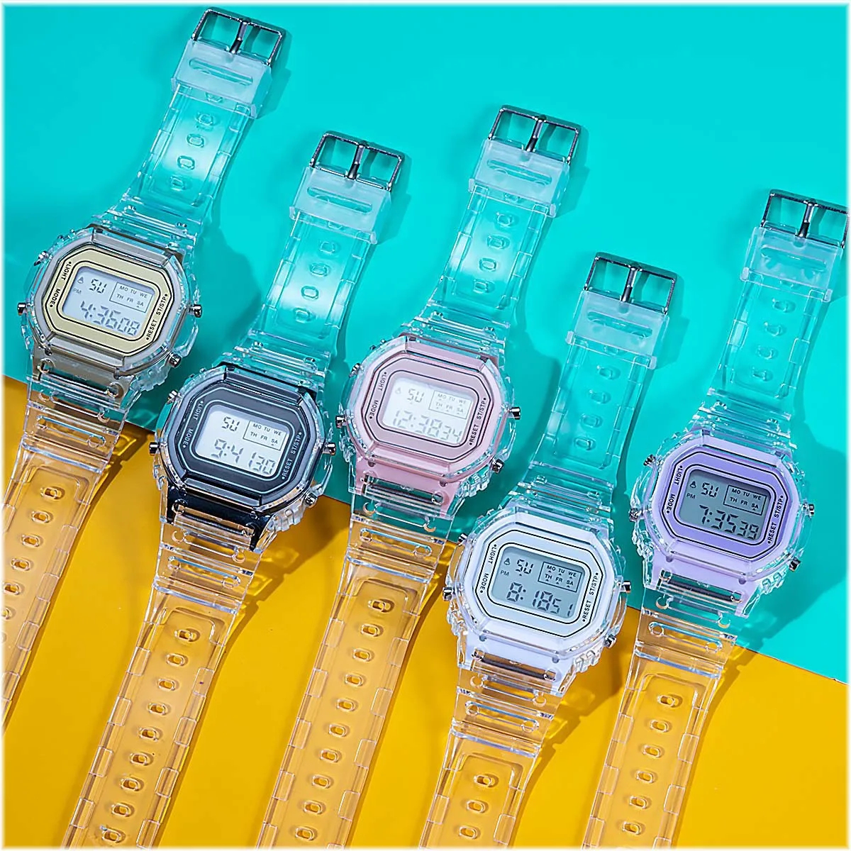 PCV/F91W Steel Strap Watch LED – Tropic Strap Vintage recenzja i cena