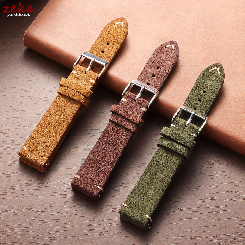 Vintage Soft Suede Leather Str – Suede Strap Watch recenzja i cena