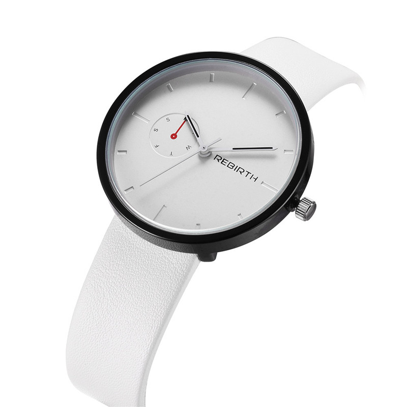 2018 Rebirth Popular Men Women – Leather Watch Band Men recenzja i cena