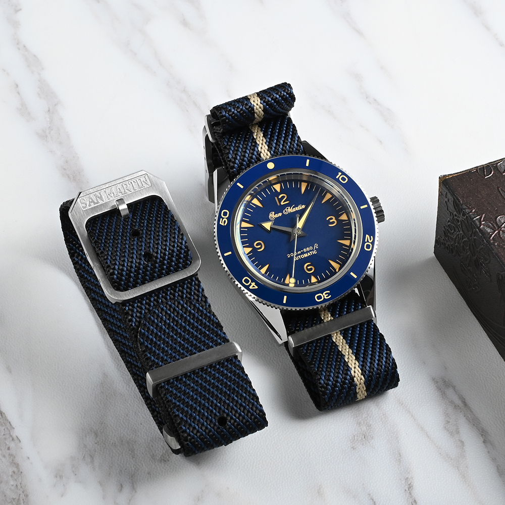 San Martin High Quality 20mm U – Nato Strap Nylon recenzja i cena